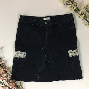 Upcycled Denim Skirt